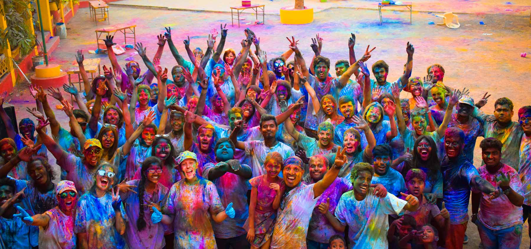 Holi Party and Dharavi Tour | Reality Tours and Travels