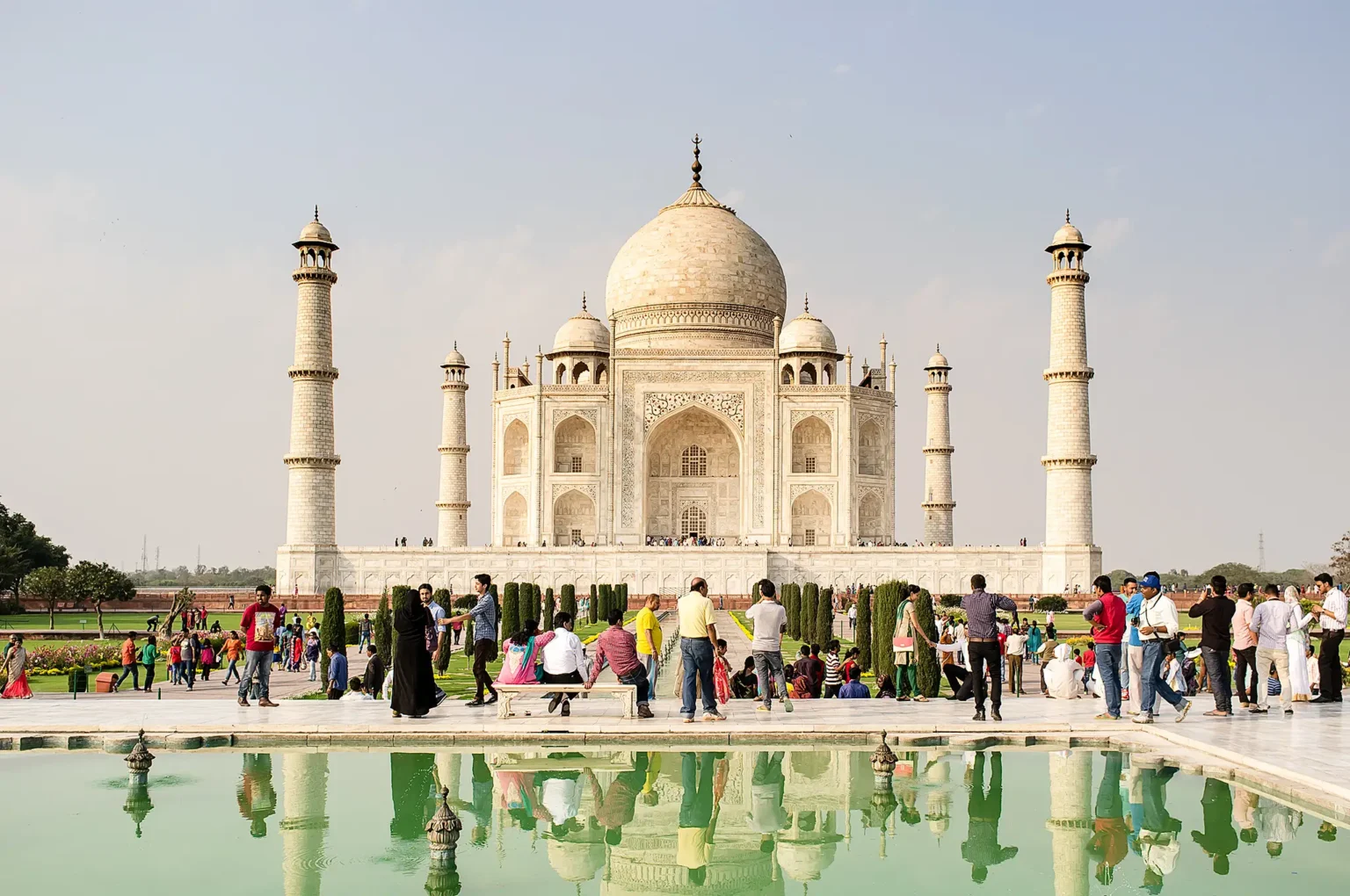 the iconic taj mahal