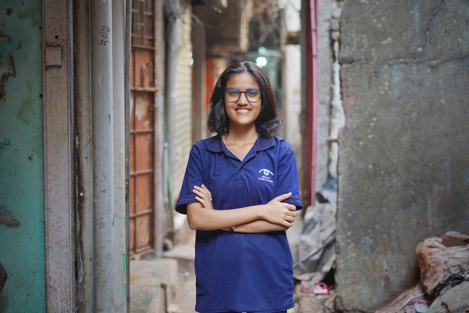 Reality Tours guide Diksha Salve during a Jaipur Tour.