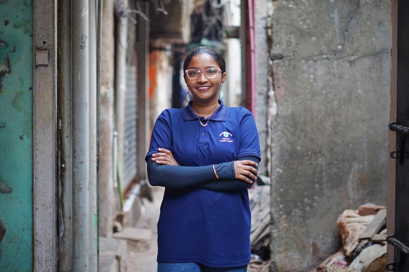 Reality Tours guide Rehana Abdul during a Jaipur Tour.