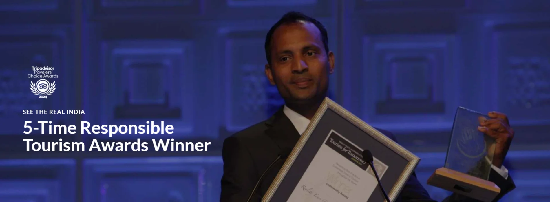 banner image for relaity tours. See the real India.