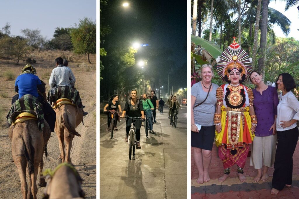 Unique cultural experiences with Reality Tours & Travel – from camel safaris in Rajasthan and night cycling tours in Mumbai to meeting traditional performers in South India