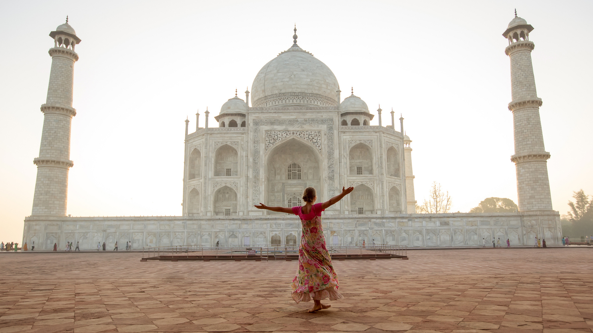 Taj Mahal, one of the seven wonders of the world
