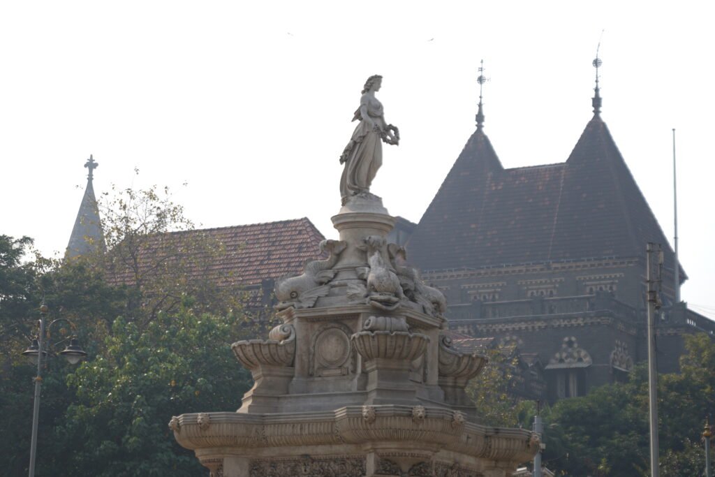 Flora Fountain monument in Fort district Mumbai.